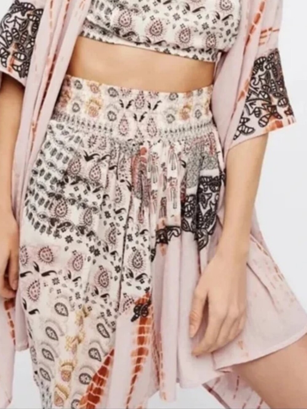Intimately Free‎ People Love Triangle Asymmetrical Mini Skirt